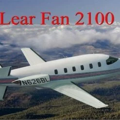 Promo ✔️ Lear Fan 2100 Turboprop Aircraft 1/72 A-Model ❤️