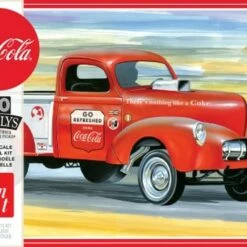 Best Sale 🧨 Coca-Cola 1940 Willys Gasser Pickup Truck 1/25 AMT Models 🔥