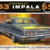 Budget 🌟 1963 Chevrolet Impala SS Hardtop Customizing Car (4 in 1) 1/25 AMT Models ⭐