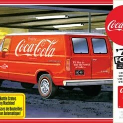 Best Sale 👍 1977 Ford Delivery Van w/Coca-Cola Machine 1/25 AMT Models 😍