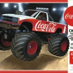 Outlet 🧨 Coca-Cola 1988 Chevy Silverado Monster Truck 1/25 AMT Models 😍