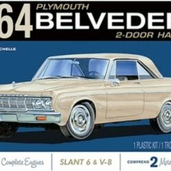 Best reviews of 🛒 1964 Plymouth Belvedere 2-Door Hardtop 1/25 AMT Models ⌛