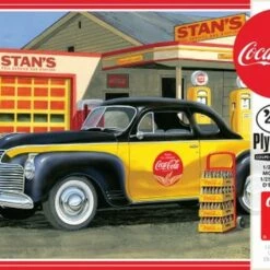 Best deal ⭐ Coca-Cola 1941 Plymouth Coupe Car w/Coke Crates 1/25 AMT Models ⭐