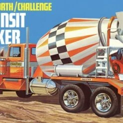New 🧨 Kenworth/Challenge Transit Cement Mixer 1/25 AMT Kenworth/Challenge Transit Cement Mixer 1/25 AMT 🌟