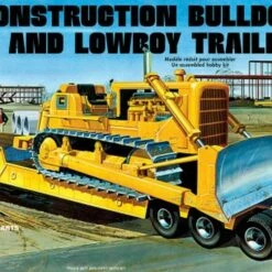 Flash Sale 💯 Construction Bulldozer and Lowboy Trailer (2 Kits) 1/25 AMT Models 👍