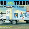 Cheap 💯 Hostess Ford C900 Tilt Cab Tractor w/Trailer 1/25 AMT Models ✔️