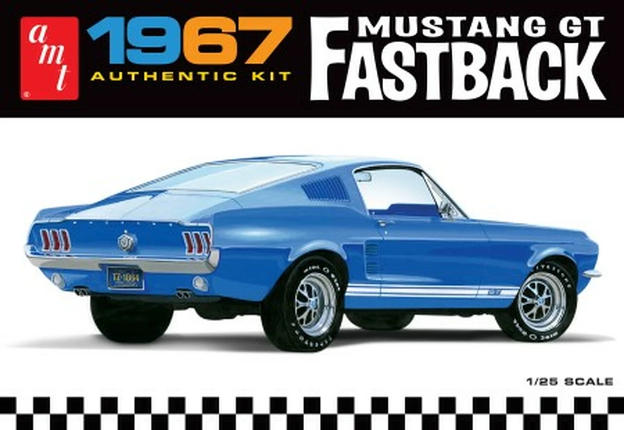 Discount π 1967 Ford Mustang GT Fastback 1/25 AMT Models π 1 Discount π 1967 Ford Mustang GT Fastback 1/25 AMT Models π