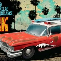 Hot Sale ❤️ Surf Shark 1959 Cadillac Custom Ambulance 1/25 AMT Models ⌛