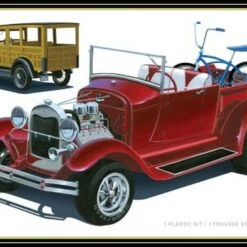 Best Pirce 🎁 1929 Ford Woody Vehicle (4 in 1) 1/25 AMT Models 💯