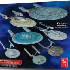 Flash Sale 💯 Star Trek USS Enterprise Set: (7 Snap Kits) 1/2500 AMT Models 🎁