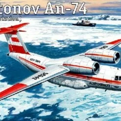 Cheapest 👍 Antonov An-74 'Coaler' Soviet Commercial/Cargo Aircraft 1/144 A-Model ✔️