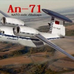 Brand new 🔔 Antonov An-71 'Madcap' Soviet AWACS Aircraft 1/144 A-Model ❤️