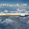 Cheapest 👍 SE210 Caravelle 10R Hispania International Commercial Airliner 1/144 A-Model ⌛