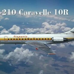 Cheapest 👍 SE210 Caravelle 10R Hispania International Commercial Airliner 1/144 A-Model ⌛