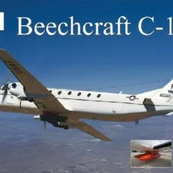 Buy 🔥 Beechnut C12J Military Turbo Prop Aircraft 1/72 A-Model 🔔