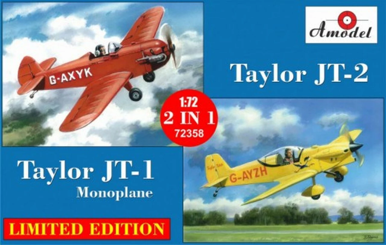 Cheapest π Taylor JT1/JT2 Monoplane (2 in 1) (Ltd Edition) 1/72 A-Model π 1 Cheapest π Taylor JT1/JT2 Monoplane (2 in 1) (Ltd Edition) 1/72 A-Model π