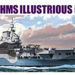 Deals ⭐ HMS Illustrious Aircraft Carrier Waterline 1/700 Aoshima ❤️