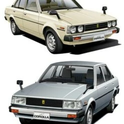 Flash Sale ⭐ 1979/81 Toyota E71/70 Corolla GT/DX Sedan 1/24 Aoshima ⌛