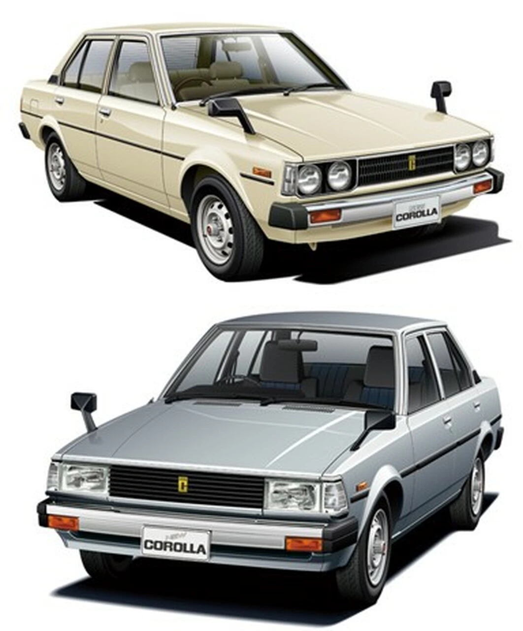 Flash Sale ⭐ 1979/81 Toyota E71/70 Corolla GT/DX Sedan 1/24 Aoshima ⌛ 1 Flash Sale ⭐ 1979/81 Toyota E71/70 Corolla GT/DX Sedan 1/24 Aoshima ⌛