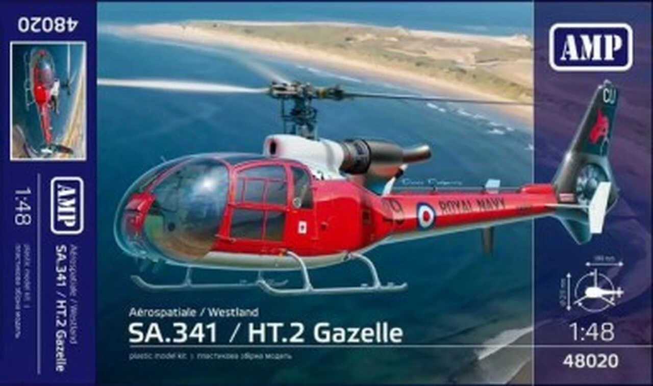 Budget ✔️ SA.341/HT.2 Gazelle Aerospatiale/Westland Helicopter 1/48 Amp Kits ✔️ 1 Budget ✔️ SA.341/HT.2 Gazelle Aerospatiale/Westland Helicopter 1/48 Amp Kits ✔️