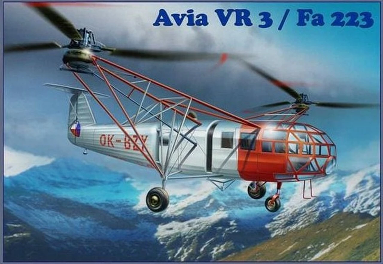 Budget π Avia VR3/Fa223 Transport Helicopter 1/72 Amp Kits β€οΈ 1 Budget π Avia VR3/Fa223 Transport Helicopter 1/72 Amp Kits β€οΈ