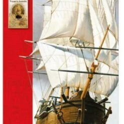 Outlet 👏 HMS Bark Endeavour Captain Cook 250th Anniversary Sailing Ship Gift Set w/paint & glue 1/120 Airfix 🧨