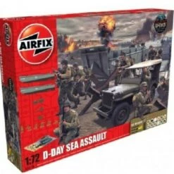 Brand new 🎉 D-Day Sea Assault Gift Set w/Paint & Glue 1/72 Airfix ⌛