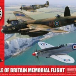 Buy 👍 RAF Avro Lancaster, Spitfire Mk IIa, Spitfire PR XIX Aircraft Battle of Britain Memorial Flight Gift Set w/paint & glue 1/72 Airfix 🛒