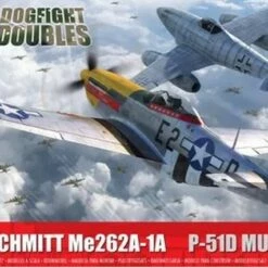 Cheapest 👍 Messerschmitt Me 262 & P-51D Mustang Dogfight Doubles Gift Set w/paint & glue 1/72 Airfix 👏