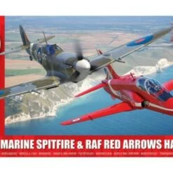 Promo 💯 Supermarine Spitfire & RAF Red Arrows Hawk Best of British Gift Set w/paint & glue 1/72 Airfix 🔥