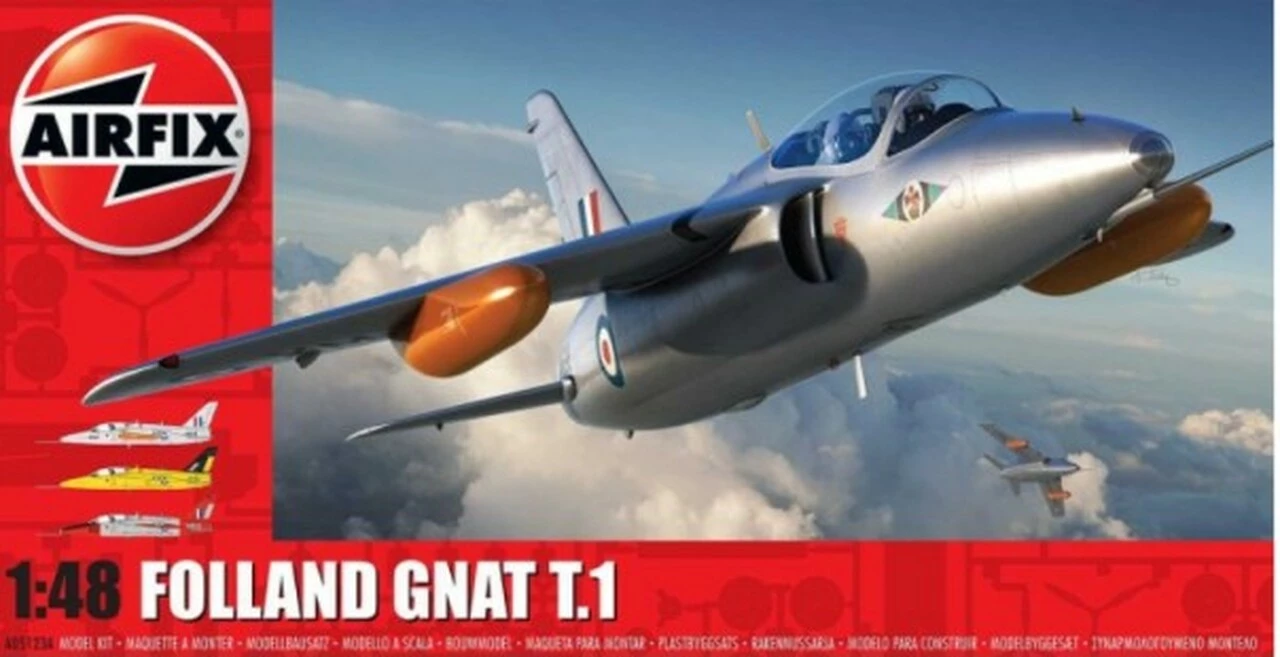 New β Folland Gnat T1 British Aerobatic Trainer 1/48 Airfix π 1 New β Folland Gnat T1 British Aerobatic Trainer 1/48 Airfix π