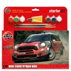 Best reviews of 🤩 Mini Countryman WRC Car Large Starter Set w/paint & glue 1/32 Airfix ⌛