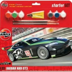 Hot Sale 🌟 Jaguar XKR GT3 Car Large Starter Set w/paint & glue 1/32 Airfix 😍