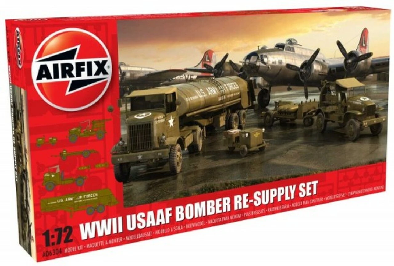 Cheapest π WWII USAAF Bomber Re-Supply Set 1/72 Airfix β¨ 1 Cheapest π WWII USAAF Bomber Re-Supply Set 1/72 Airfix β¨