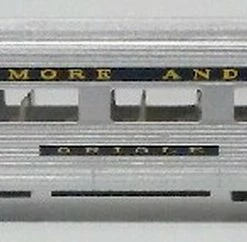 Best reviews of 👍 85' Streamline Fluted Coach Car w/Lighted Interior Baltimore & Ohio N Scale Bachmann Trains 🔔