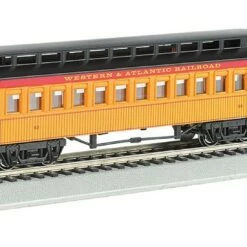 Wholesale 😍 Old-Time Passenger Coach W/Rounded-End Clerestory Roof Western & Atlantic HO Scale Bachmann Old-Time Passenger Coach w/Rounded-End Clerestory Roof Western & Atlantic HO Scale Bachmann 🔔