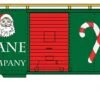 Cheapest ⌛ 40' Boxcar Christmas Claus Candy Cane Company HO Scale Bachmann Trains 🎁