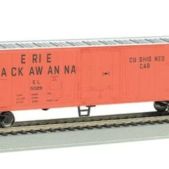Best Pirce 💯 R-T-R Erie Lackawanna 50' Steel Reefer HO Bachmann Trains ✨