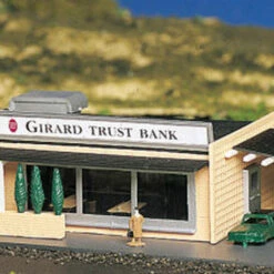 Best reviews of 🔔 Drive-In Bank w/Figures Building Built-Up N Bachmann Trains 🔔