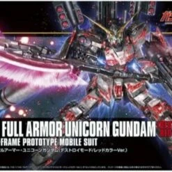 Coupon 🔔 HG Universal Century Series: #199 RX0 Full Armor Unicorn Gundam (Destroy Mode/Red Color Version) 1/144 Bandai 🔥