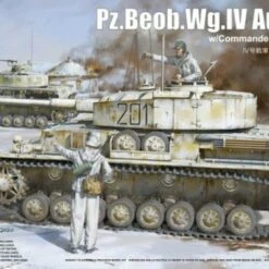 Best deal 🛒 PzBeobWg IV Ausf J Tank w/Commander & Infantry 1/35 Border Model 👏