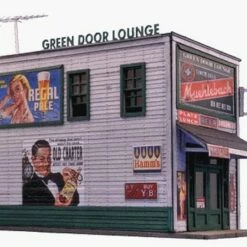 Buy 🎉 Green Door 2-Story Lounge Kit N Scale Blair Line 🌟