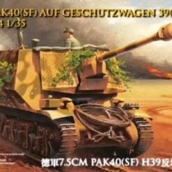 Hot Sale 🔥 7.5cm PaK 40(SF) Gun on Geschutzwagen 39(F) Tank 1/35 Bronco Models ✔️