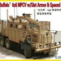 Best deal ✔️ Buffalo 6x6 MPCV Multi-Purpose Crew Vehicle w/Slat Armor & Spaced Armor 1/35 Bronco Models 🎉
