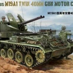 Best deal ❤️ US M19A1 Twin 40mm Gun Motor Carriage Tank Korean War 1/35 Bronco Models ⌛