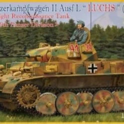 Brand new 🔥 PzKpfw II Ausf L Luchs (SdKfz 123) 9th Pz Division Light Recon Tank 1/16 Classy Hobby ✨
