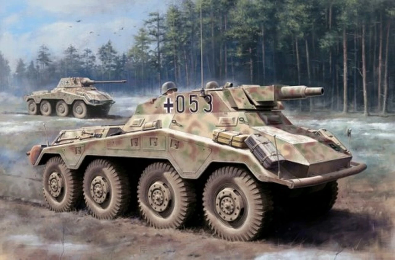 Budget 𧨠SdKfz 234/3 Armored Vehicle w/7.5cm KwK Gun 1/35 Dragon β¨ 1 Budget 𧨠SdKfz 234/3 Armored Vehicle w/7.5cm KwK Gun 1/35 Dragon β¨