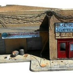 Cheapest ❤️ Shorted Out in Iraq Ruined Building w/Sidewalks & Rubble (9"x13") 1/35 Dioramas Plus 🔥
