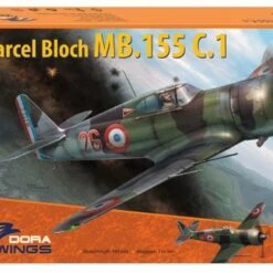 Best Sale 😀 Marcel Bloch MB155 C1 French Air Force Fighter 1/48 Dora Wings 👏