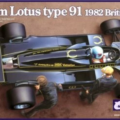 Wholesale ⌛ 1982 Lotus Type 91 Team Lotus F1 British Grand Prix Race Car 1/20 Ebbro Plastic Model Kits 😀